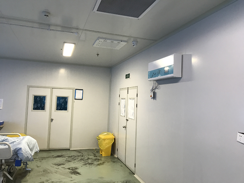保靖县中医院空气消毒机安装与调试完成